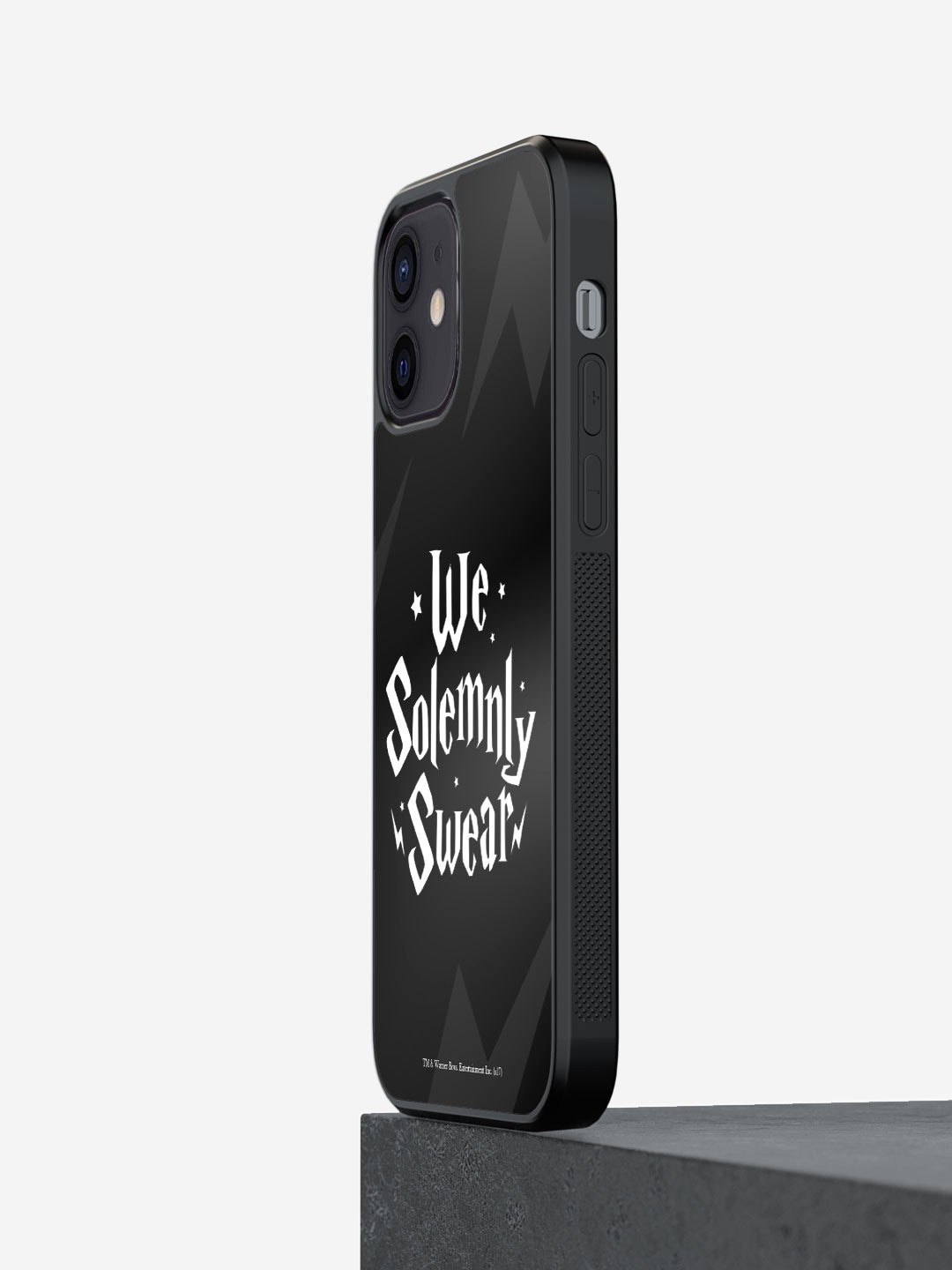 

macmerise Typography Printed iPhone 12 Mini Bumper Case Cover, Black