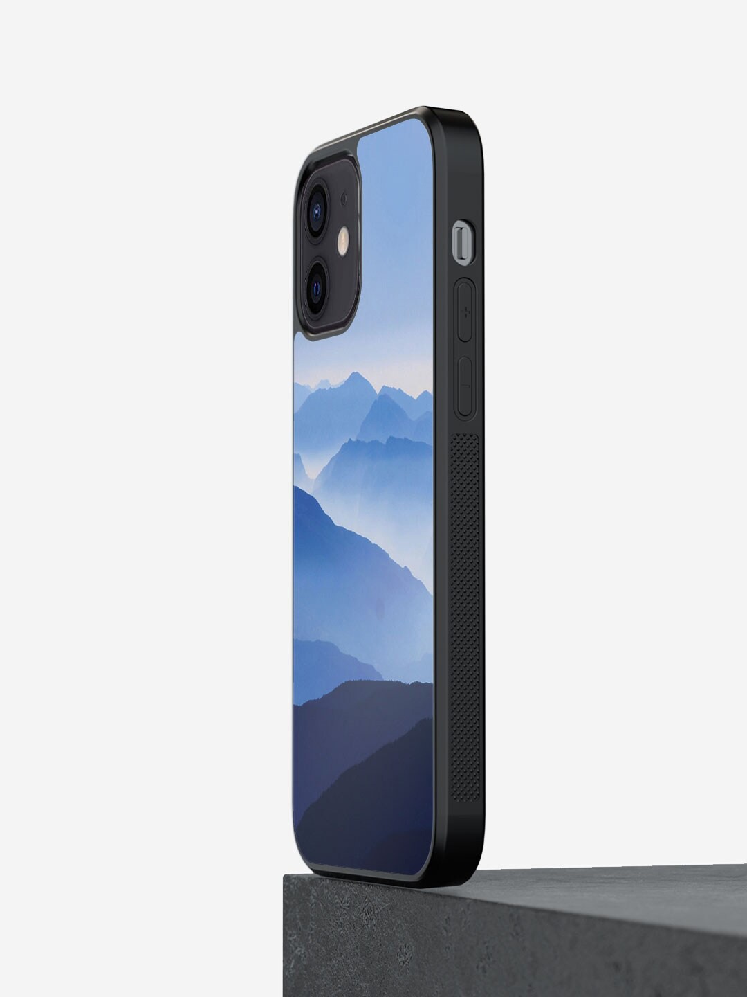 

macmerise Abstract Printed iPhone 12 Mini Bumper Case Cover, Blue