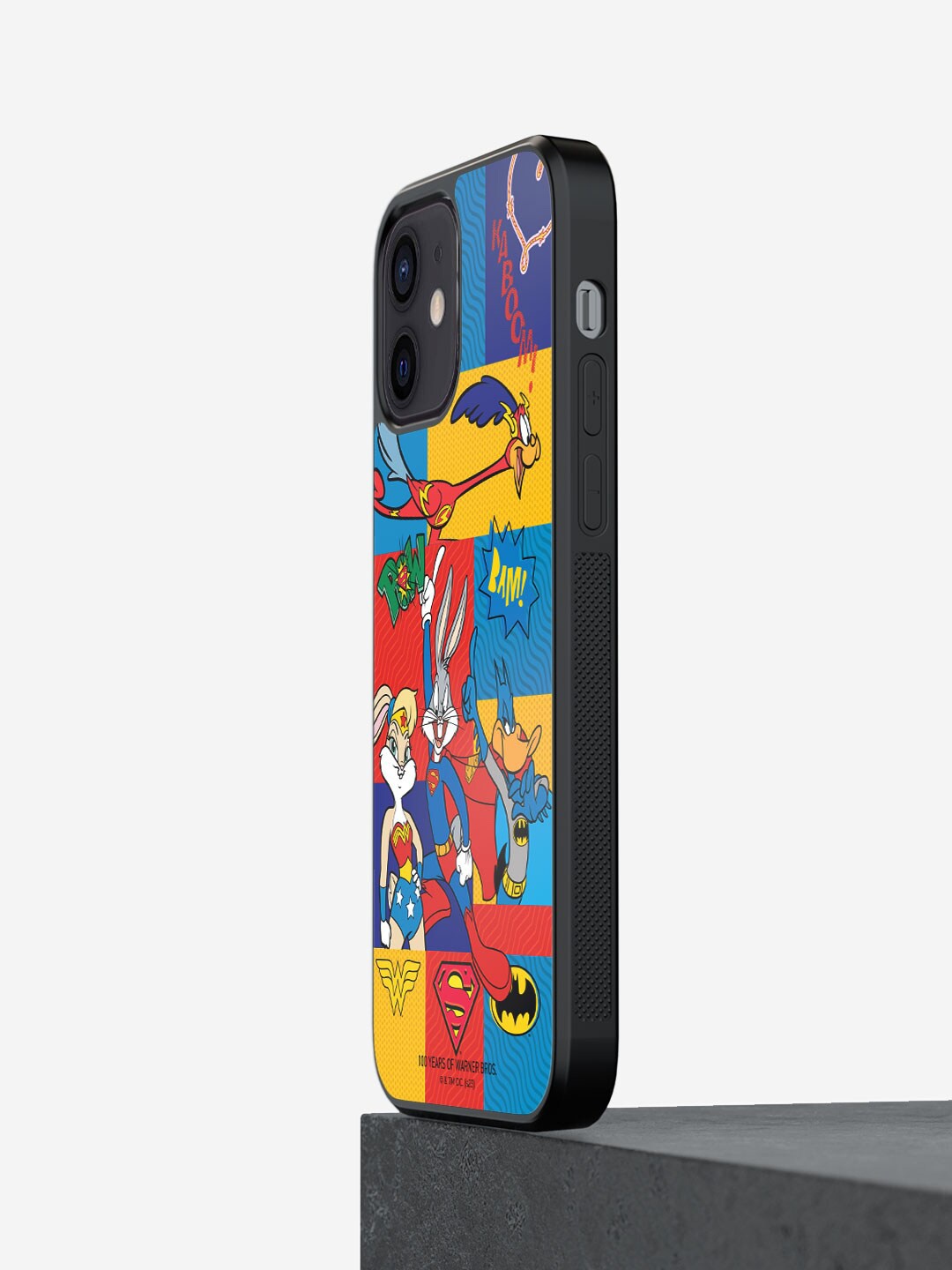 

macmerise Justice League Shuffle iPhone 12 Mini Bumper Case, Red
