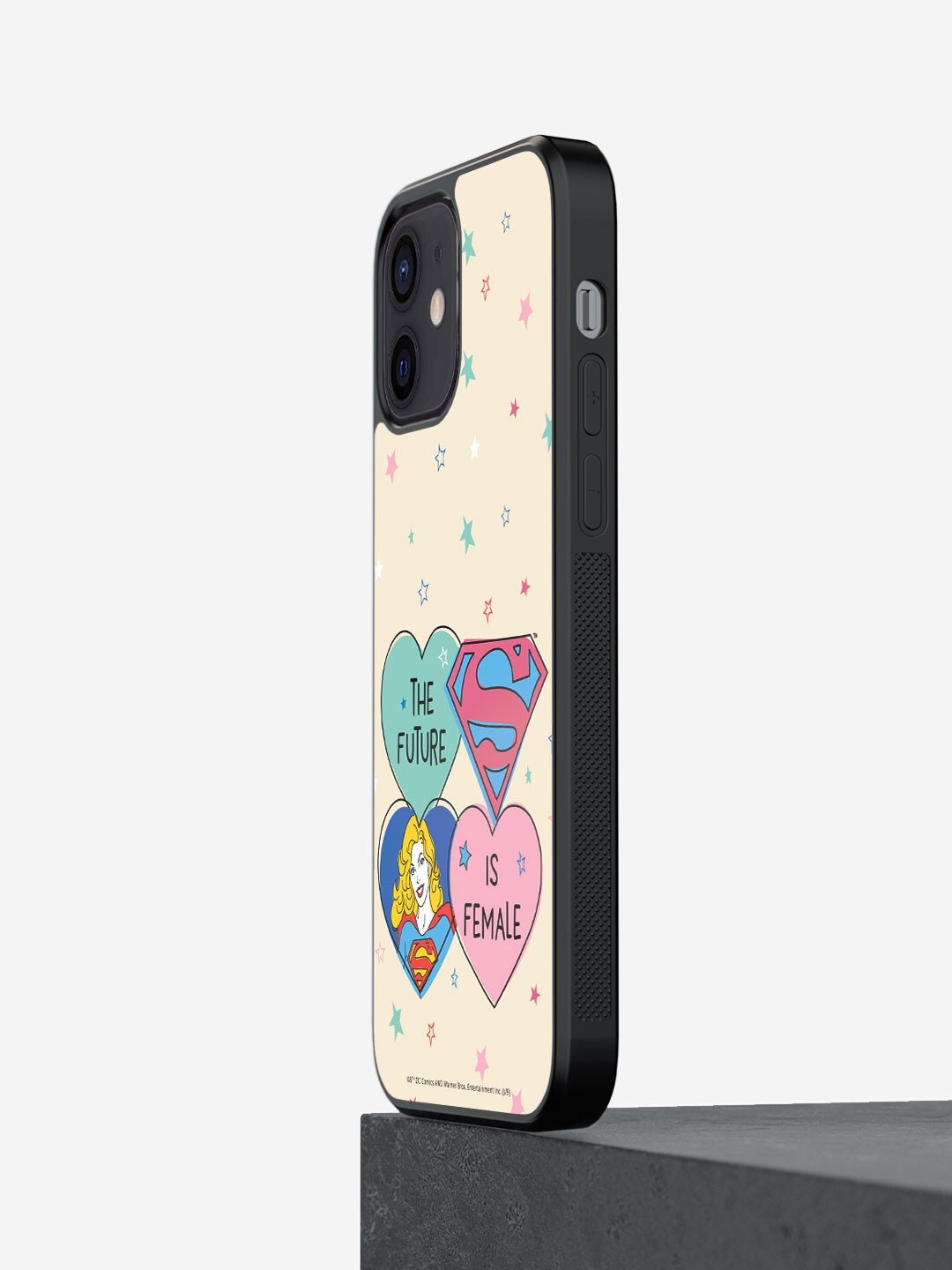

macmerise Supergirl Future iPhone 12 Mini Bumper Case, Beige