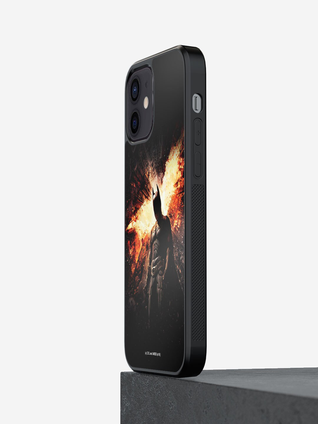 

macmerise Batman Printed iPhone 12 Mini Bumper Case Cover, Black