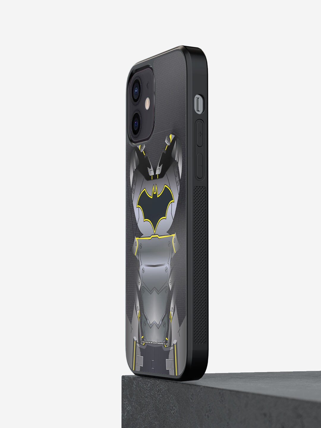 

macmerise Batman Printed iPhone 12 Mini Bumper Case Cover, Black