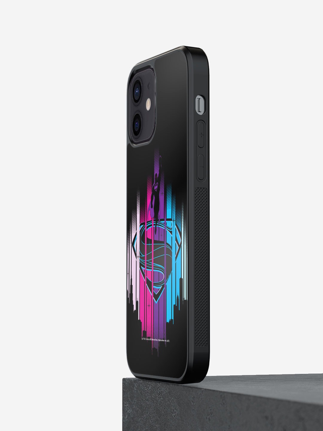 

macmerise Printed iPhone 12 Mini Bumper Case Cover, Black