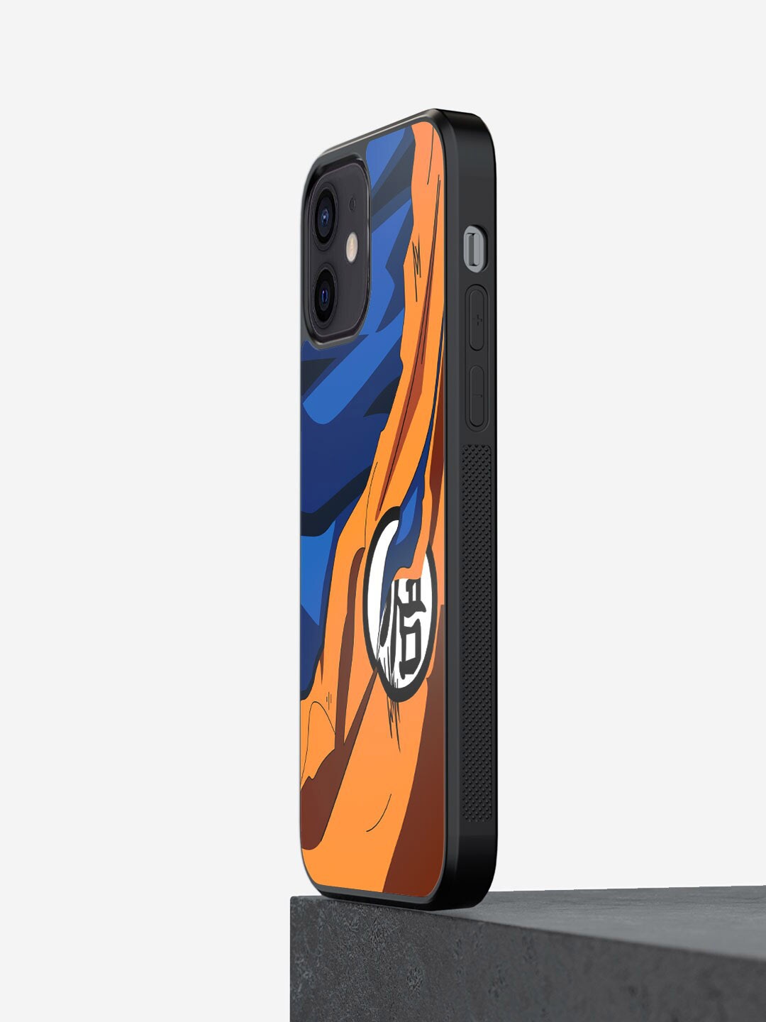 

macmerise Goku Training iPhone 12 Mini Bumper Case Cover, Blue