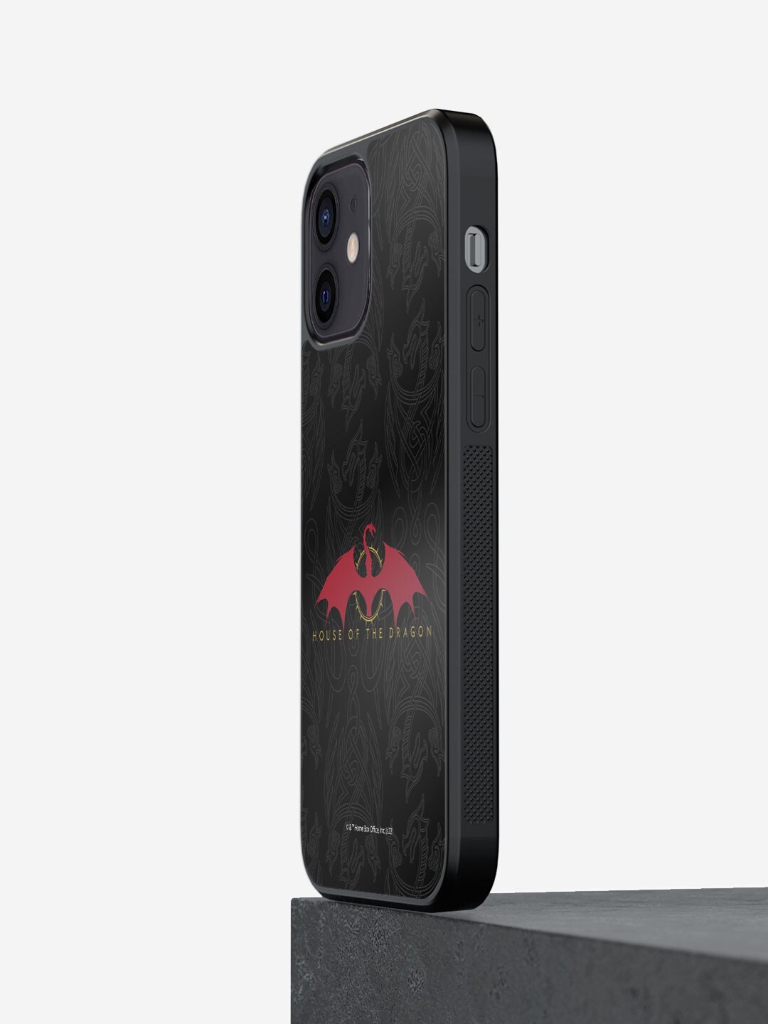 

macmerise House Of Dragon iPhone 12 Mini Bumper Case Cover, Black