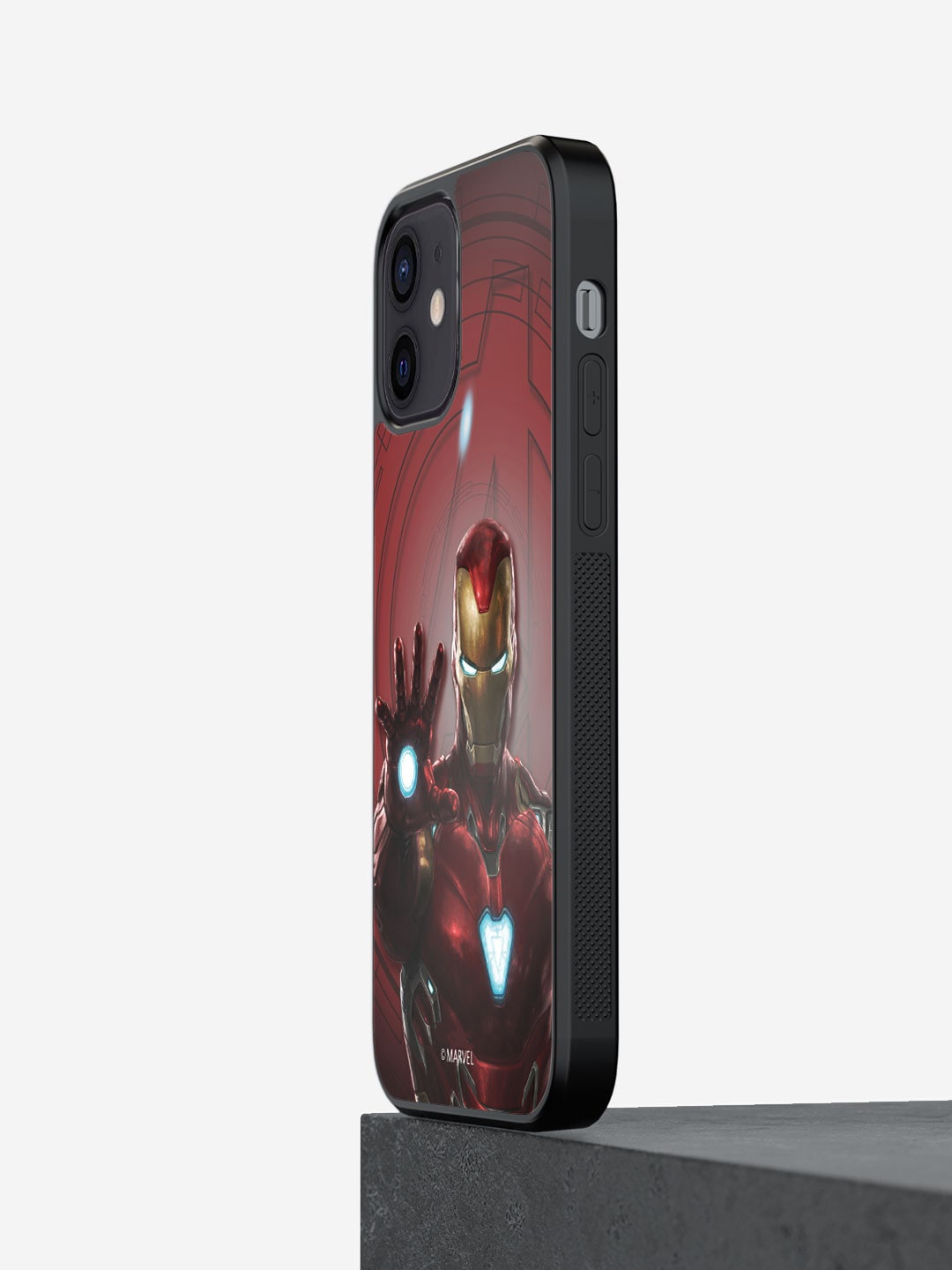 

macmerise Iron Man Mark L Armour Printed iPhone 12 Mini Bumper Case Cover, Red