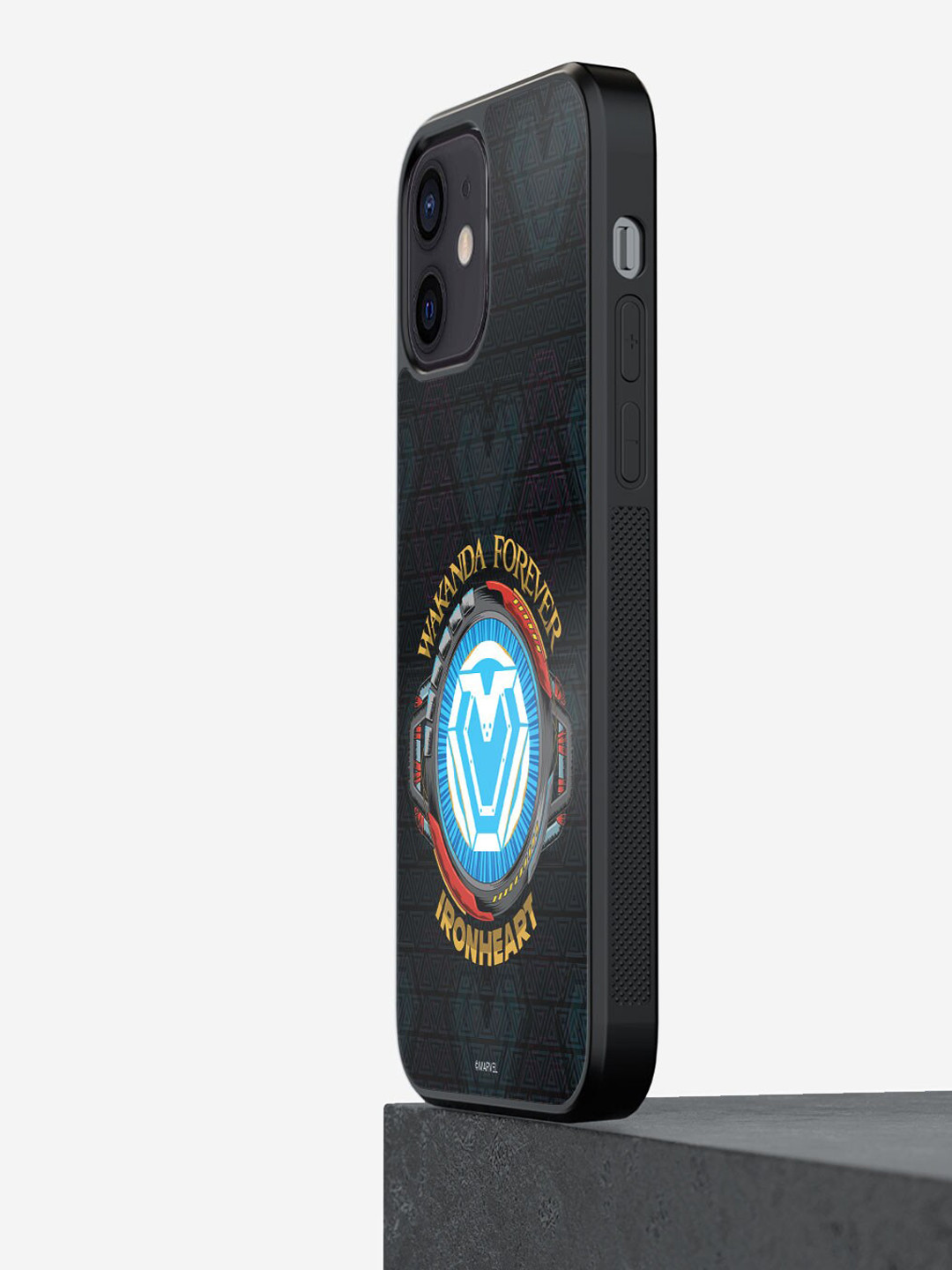 

macmerise Wakanda Forever Wakanda Power Printed iPhone 12 Mini Bumper Case Cover, Black