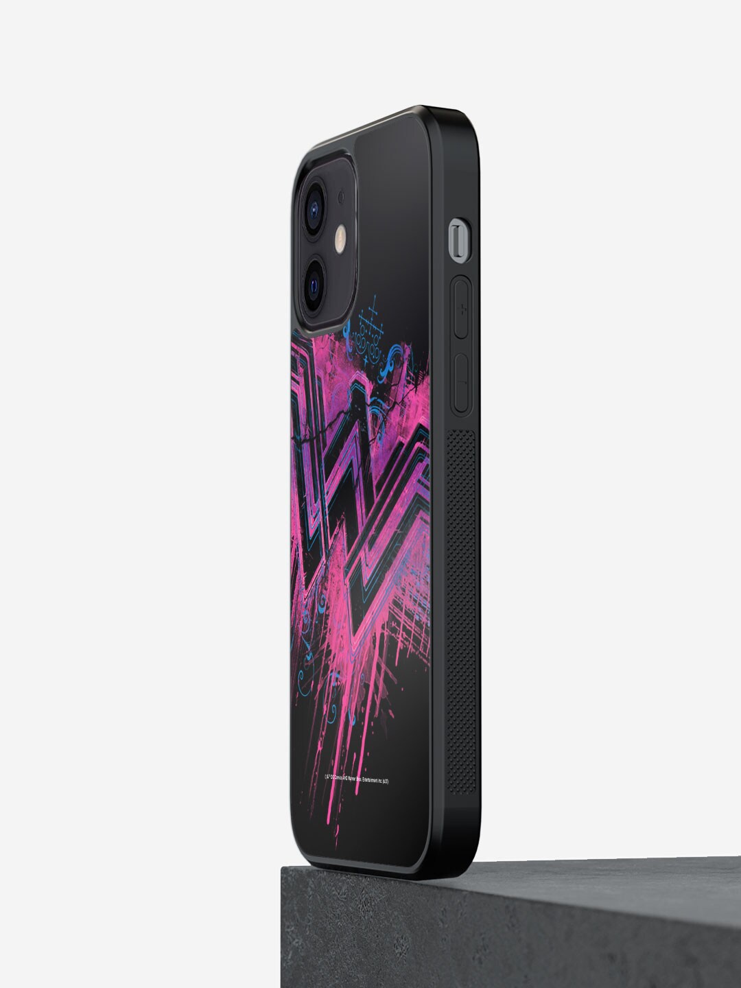 

macmerise Printed iPhone 12 Mini Bumper Case Cover, Black