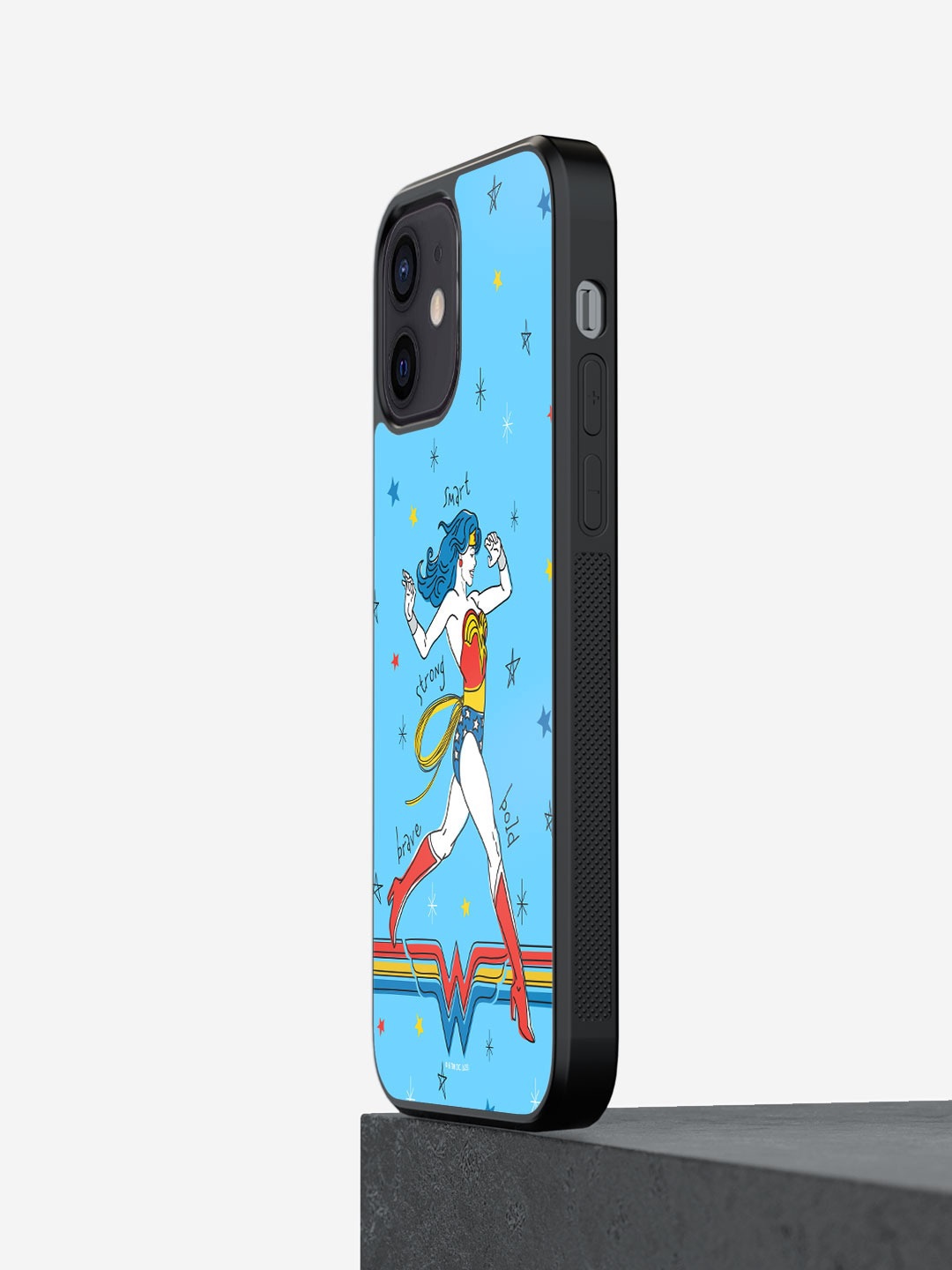 

macmerise Wonder Women Printed iPhone 12 Mini Bumper Back Case, Blue