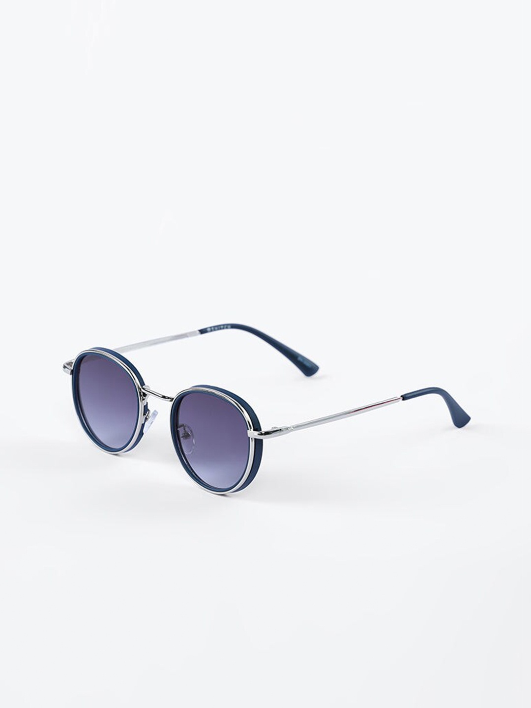

Snitch Men Blue Round Sunglasses with UV Protected Lens Sunglasses