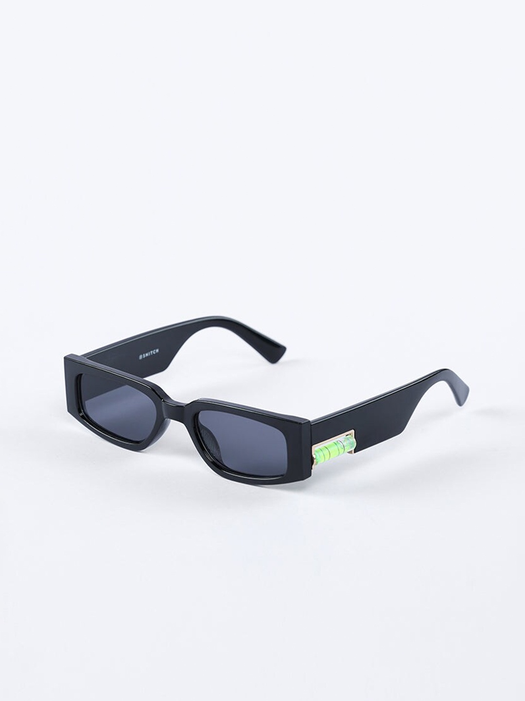 

Snitch Men Black UV Protected Lens Rectangle Sunglass SN0028