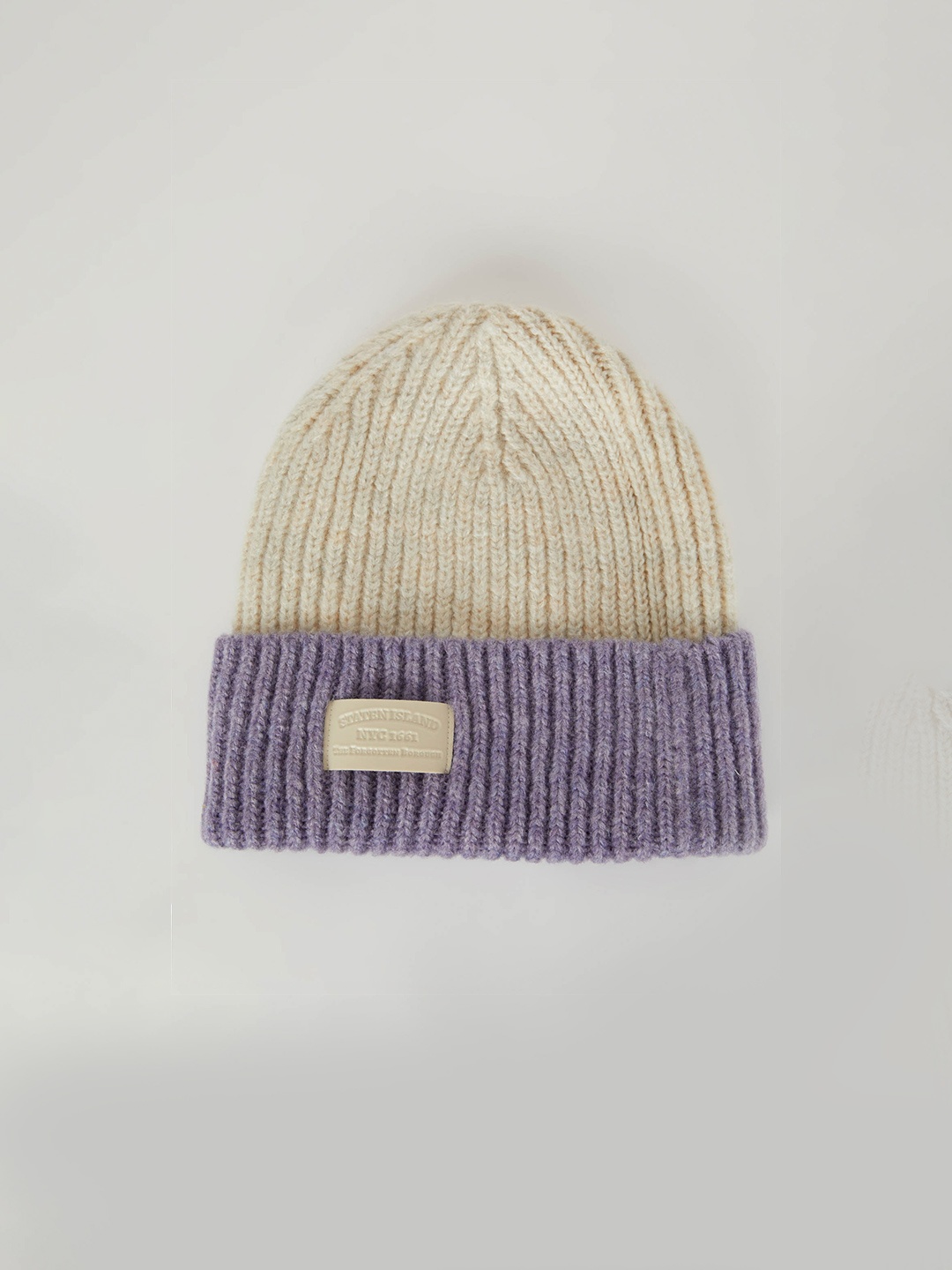 

DeFacto Women Self Design Beanie, White
