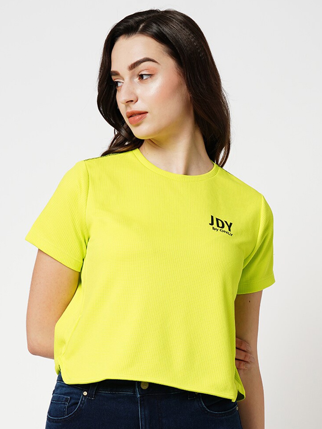 

ONLY Round Neck Short Sleeves T-shirt, Lime green
