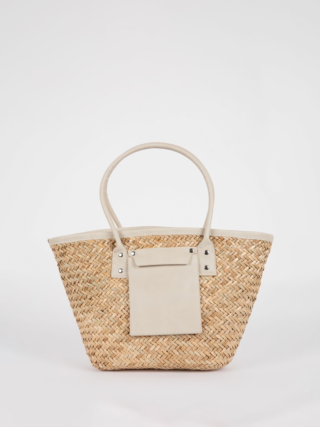 

DeFacto Textured Structured Shoulder Bag, Beige