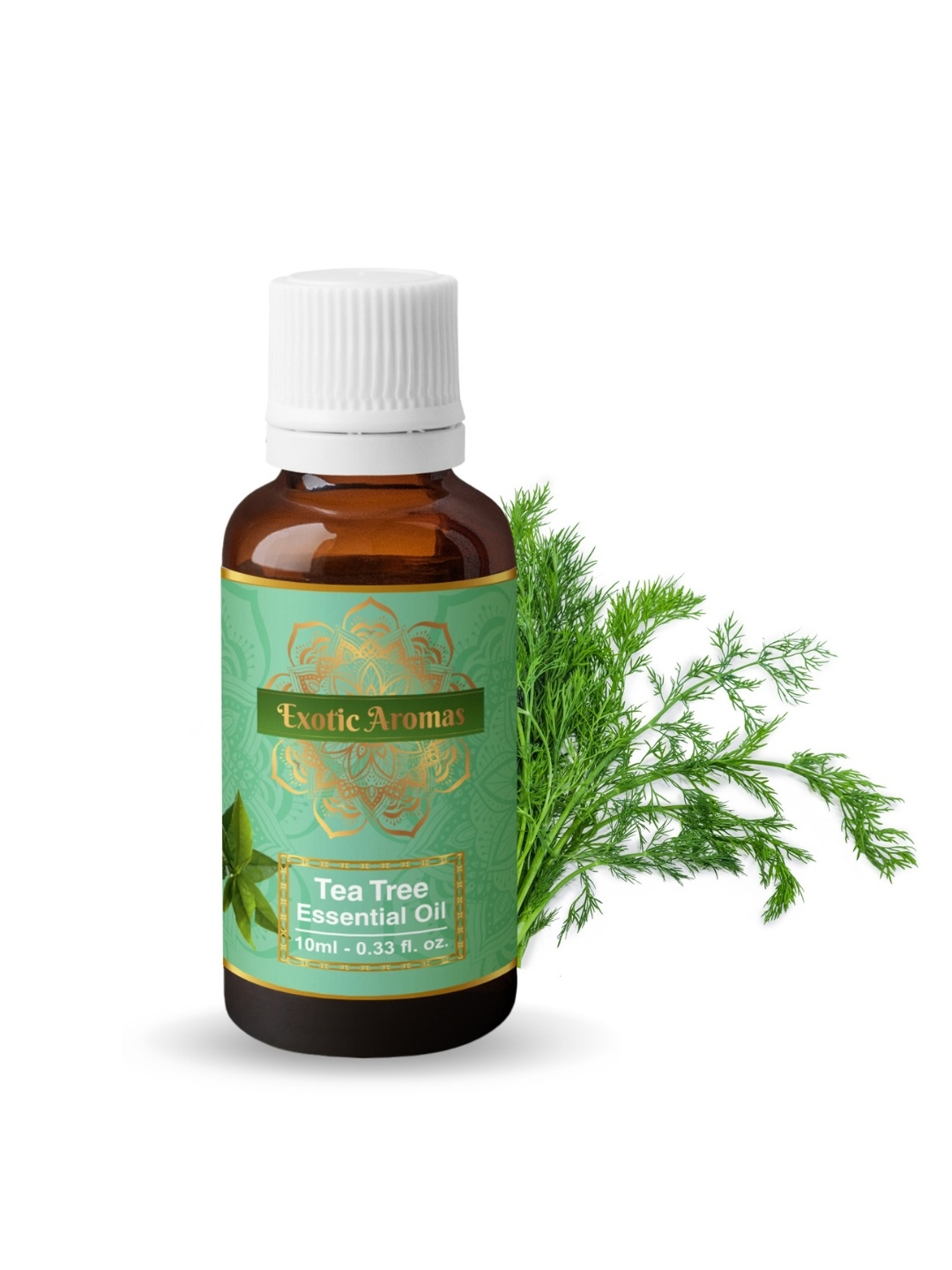 

EXOTIC AROMAS Tea Tree Essential Oil For Hair & Skin - 10ml, Green