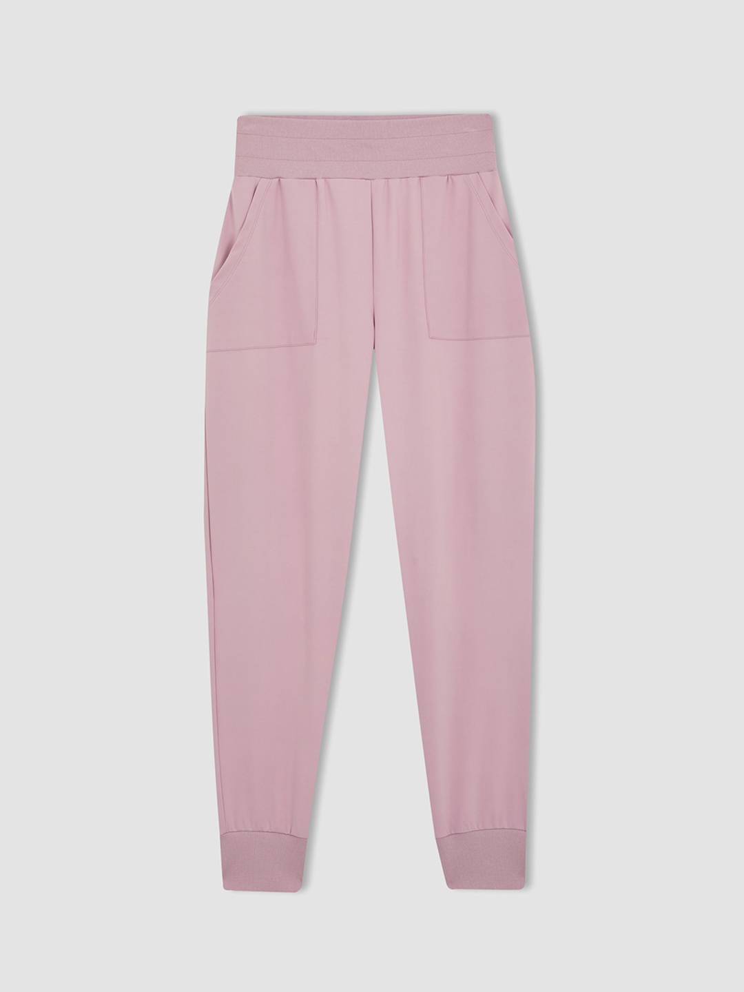 

DeFacto Women Mid-Rise Joggers, Pink