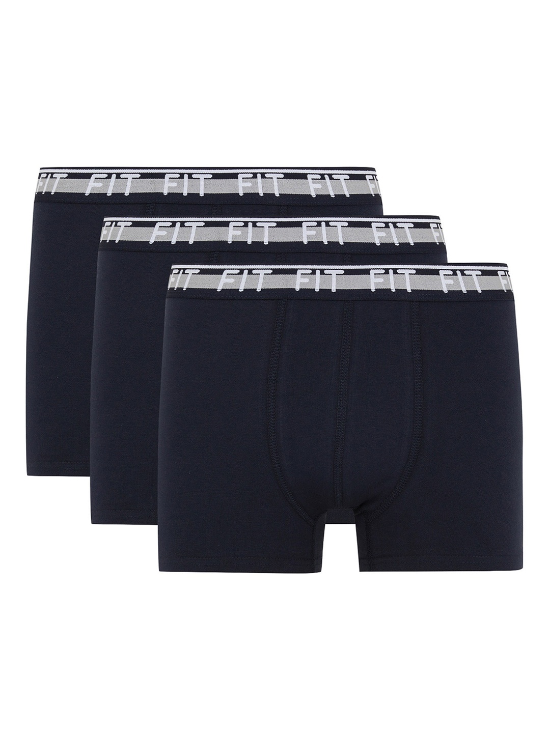 

DeFacto Men Pack Of 3 Printed Trunks 233696550-NV135, Black