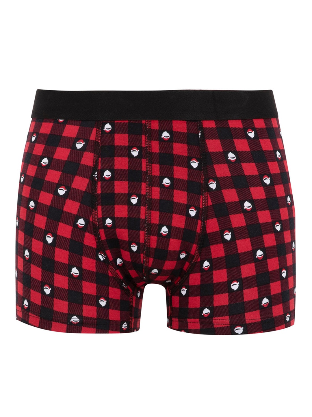 

DeFacto Checked Mid Rise Trunks 233469812-BR244, Maroon