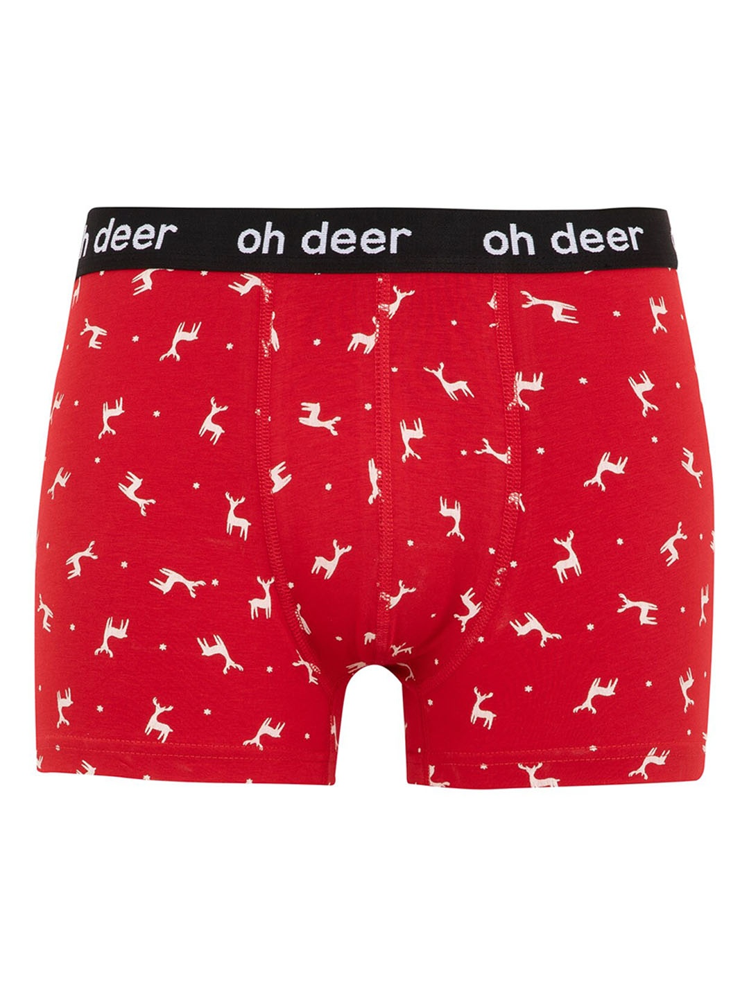 

DeFacto Printed Mid Rise Trunks 233044236-BR244, Red