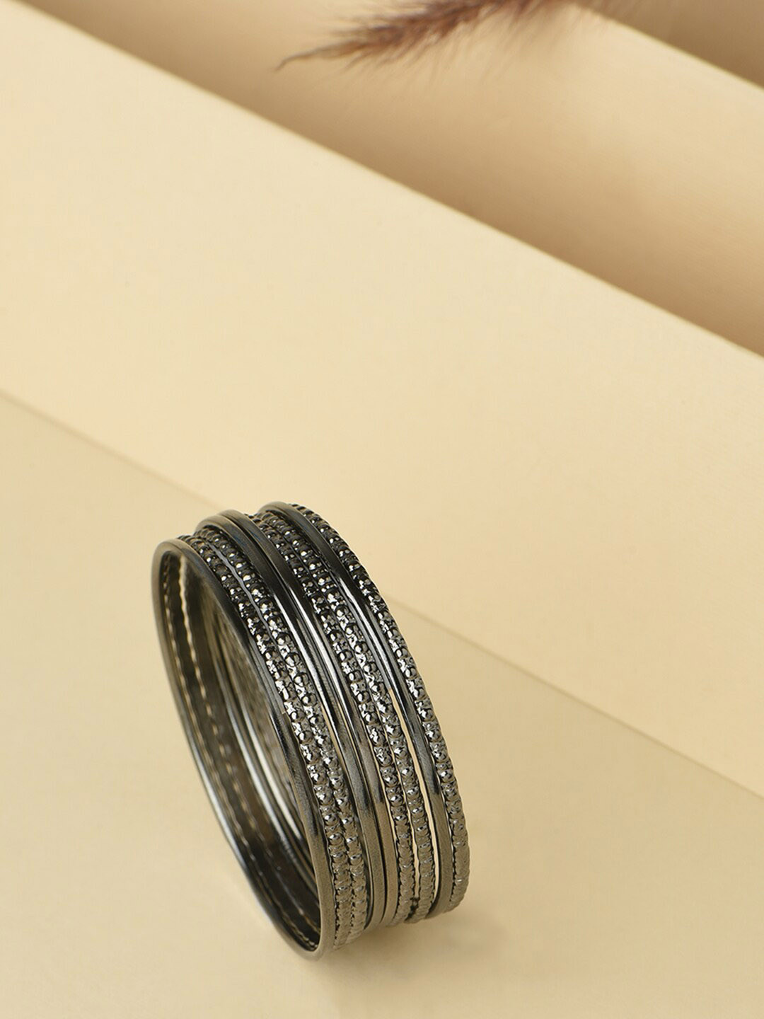 

ToniQ Set Of 10 Silver-Plated Bangles