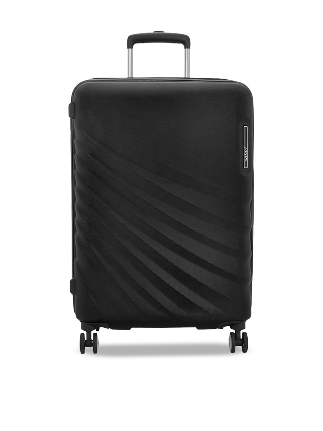 

Safari Aerodyne Textured 360-Degree Rotation Hard-Sided Large Trolley Bag- 77 cm, Black