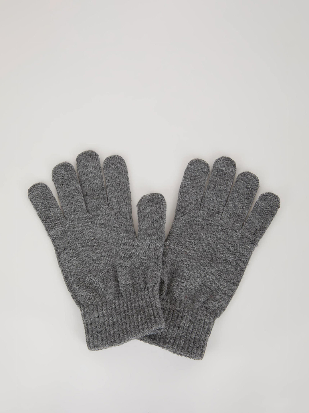 

DeFacto Men Hand Gloves, Grey