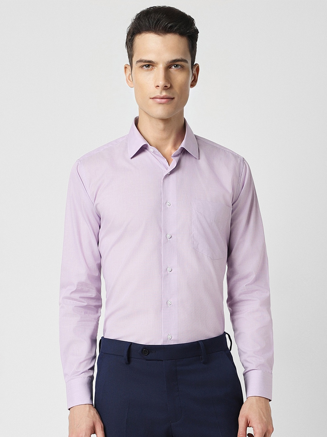 

Van Heusen Men Purple Slim Fit Formal Shirt