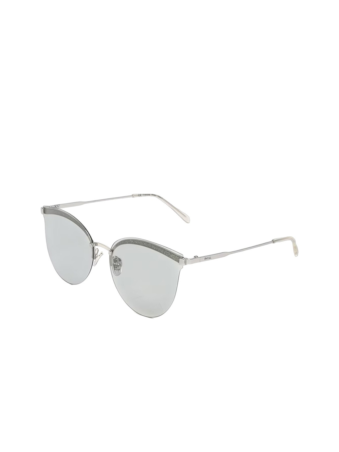 

INVU Women Cateye Sunglasses with UV Protected Lens T1913B, Grey