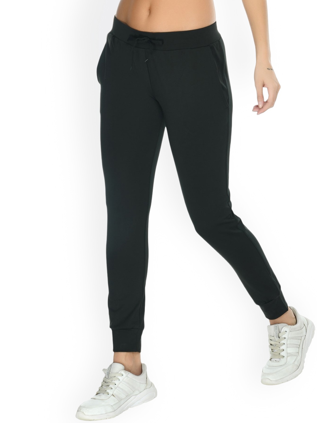 

Body Smith Women Relaxed Fit Anti Odour Sports Joggers, Black