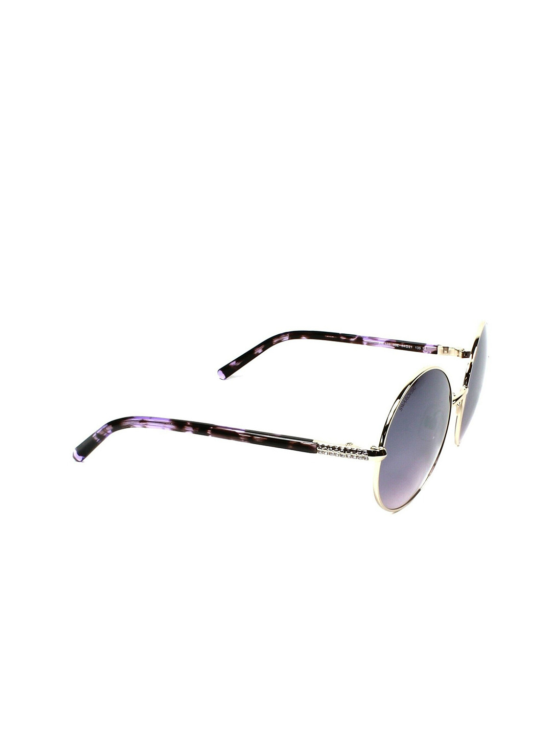 

SWAROVSKI Women Round Sunglasses With UV Protected Lens SK0139 54 33Z, Purple