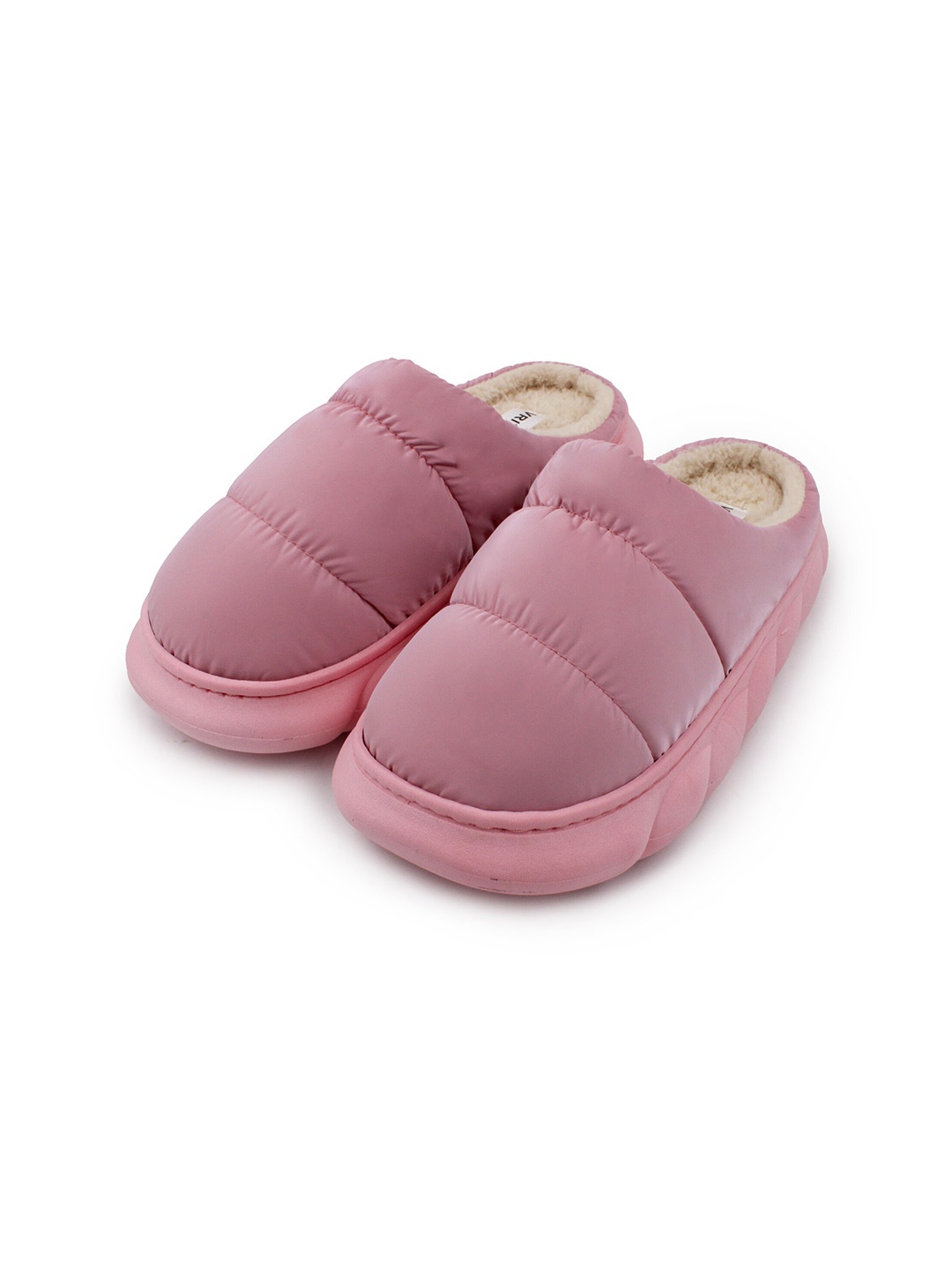 

JENNA Women Warm Fur Room Slippers, Pink