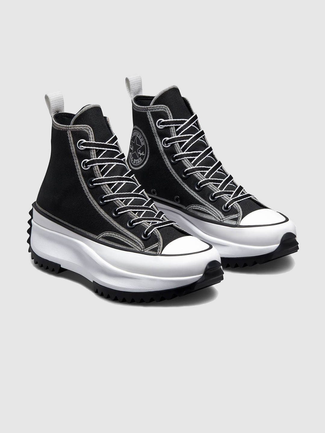

Converse Unisex Run Star Hike Platform Outline High Top Sneakers, Black
