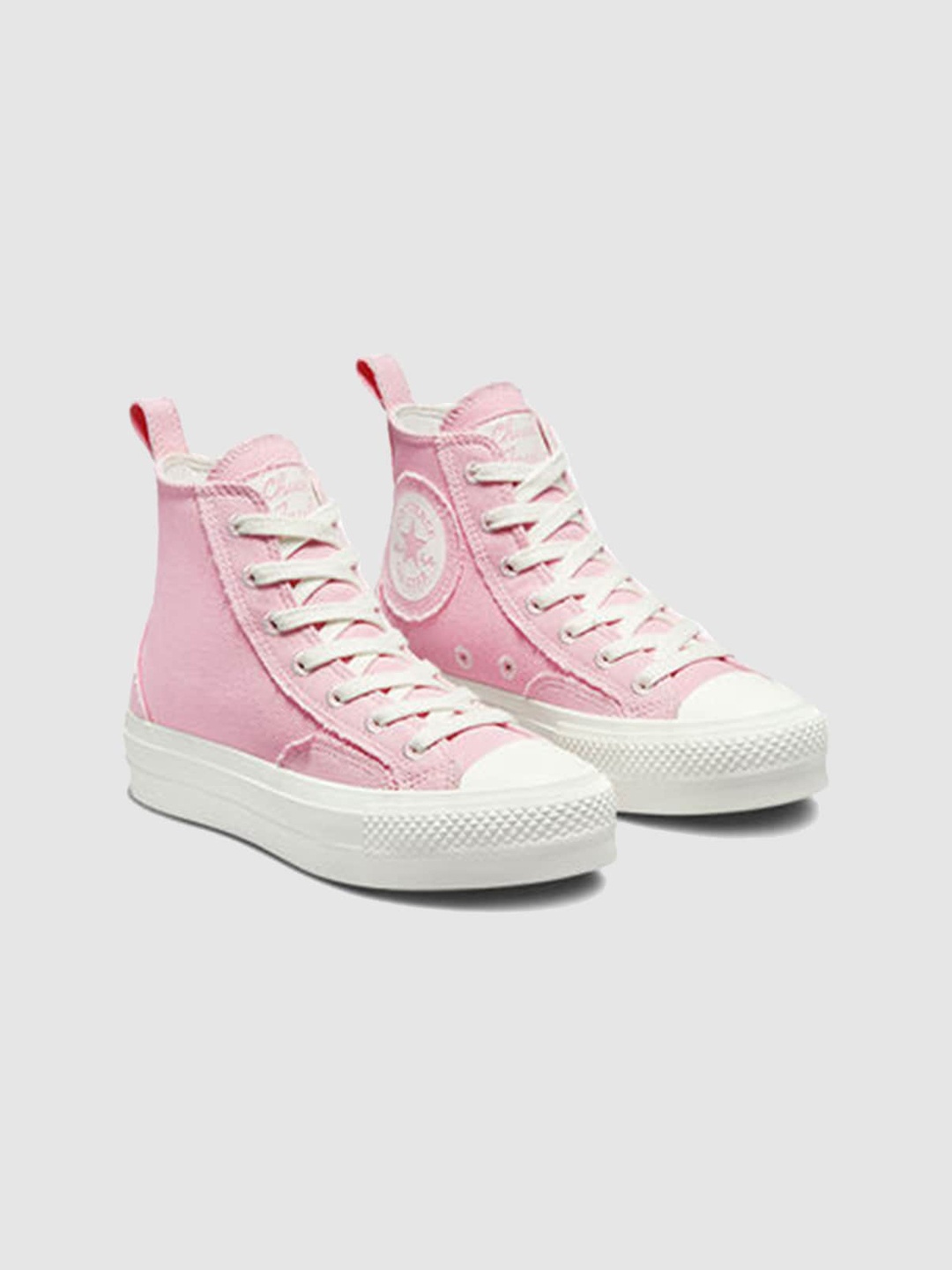 

Converse Women Chuck Taylor All Star Lift Platform Oversized Patch High Top Sneakers, Pink
