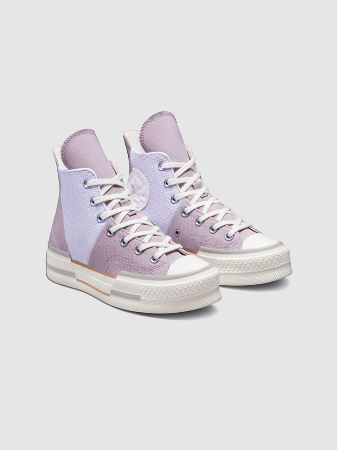 Converse Unisex Chuck 70 Plus Colorblock High Top Sneakers, Lavender
