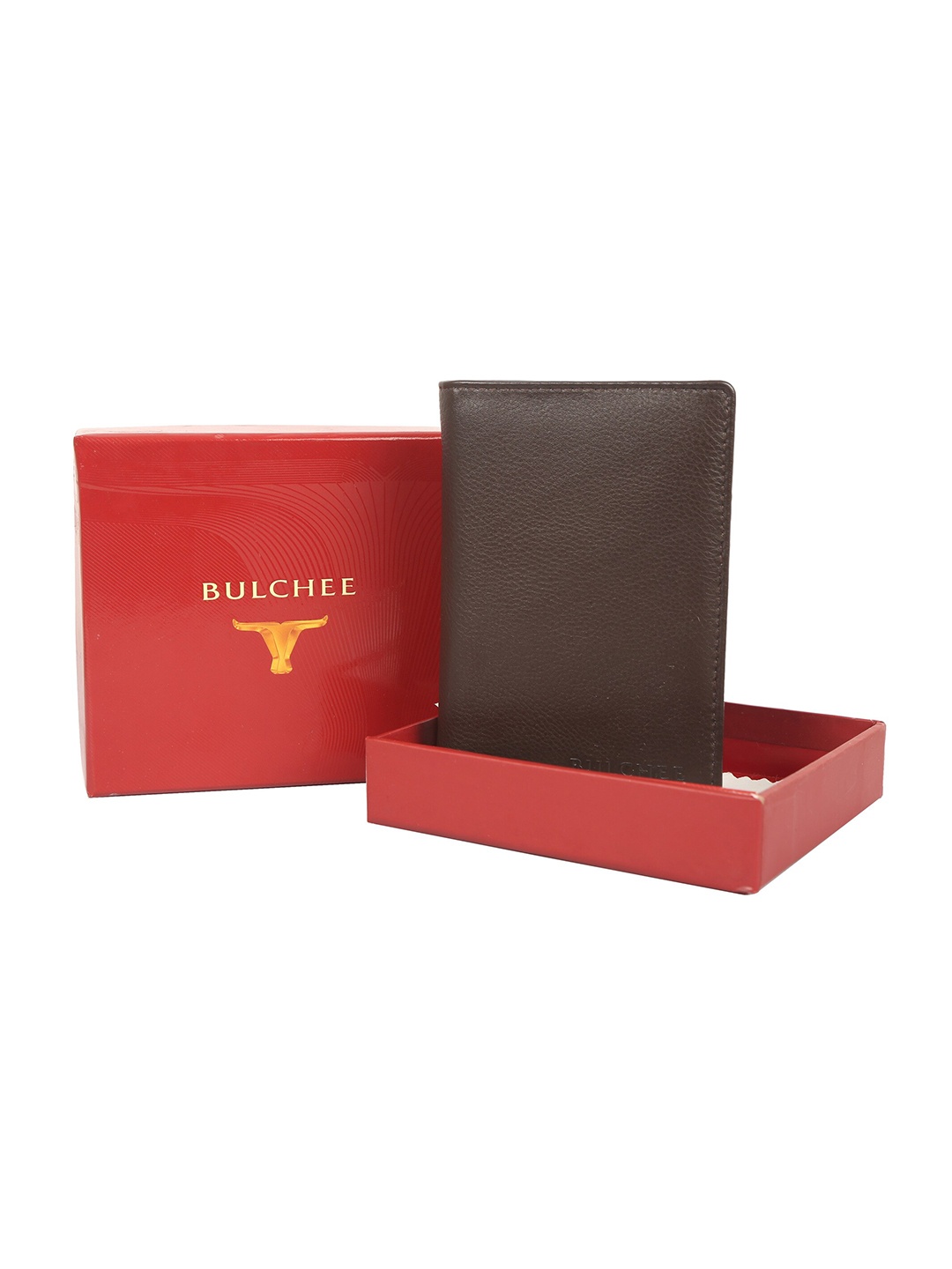 

BULCHEE Men Two Fold Leather Wallet, Brown