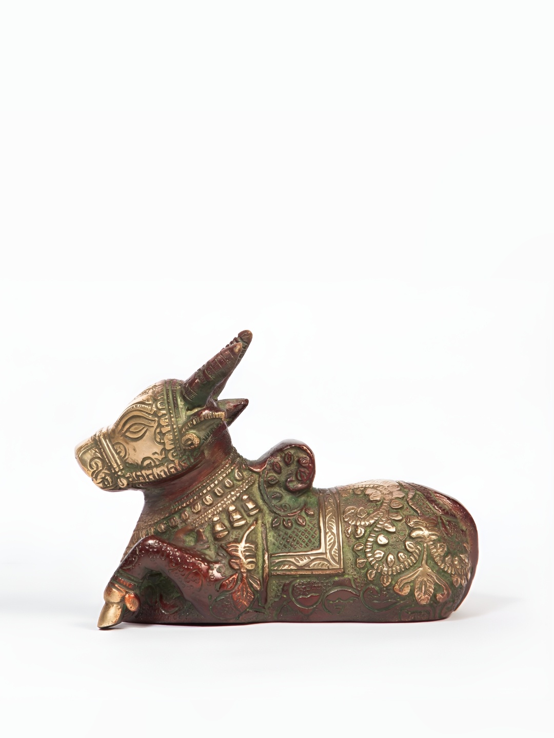 

Arihant Craft Gold-toned Brass Nandhi Small Showpiece