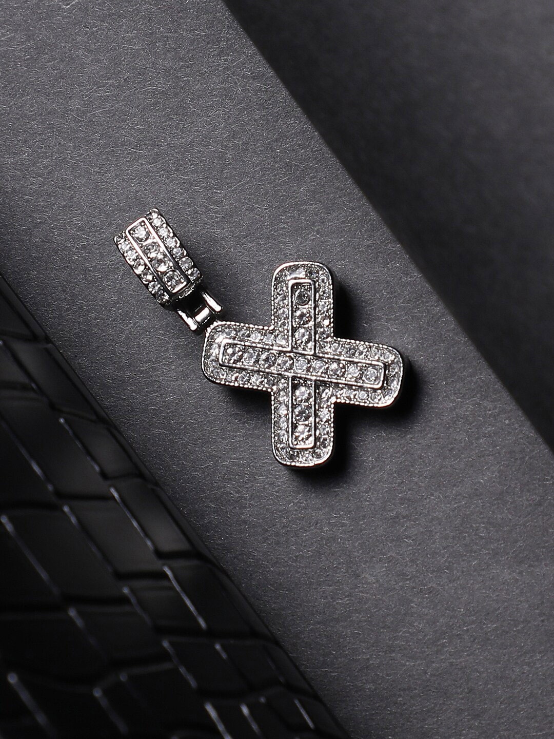 

French Accent Silver-Plated Alphabet Pendant