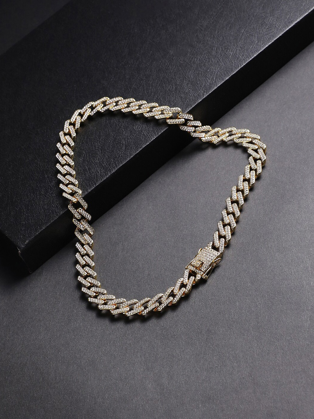 

French Accent Men Gold-Plated Chain