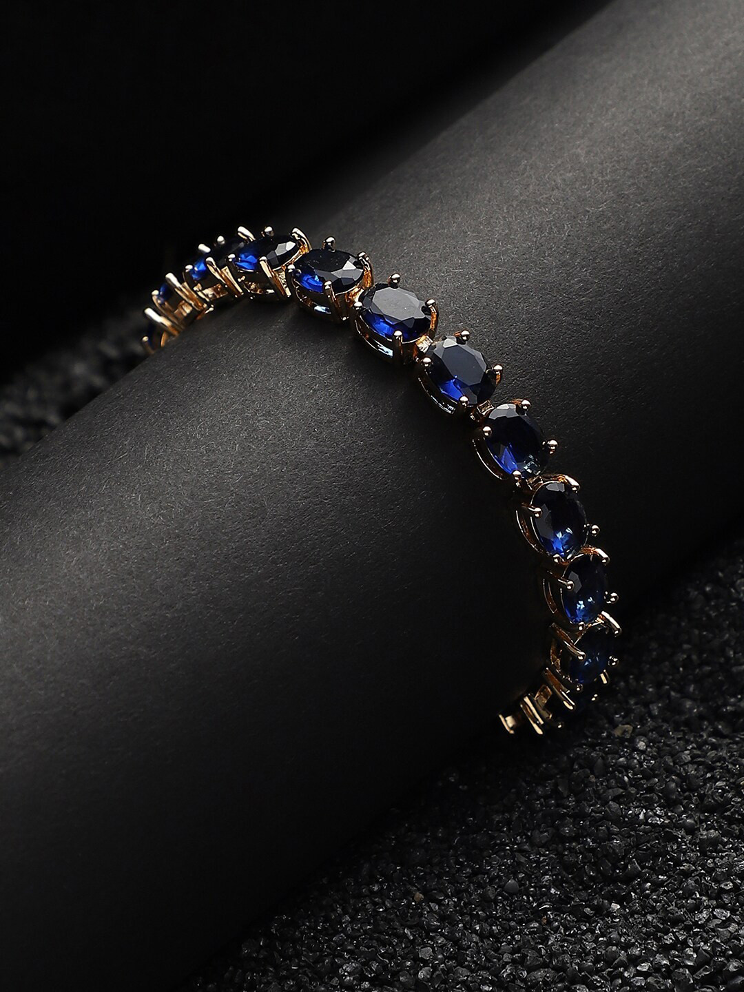

French Accent Men Gold-Plated Link Bracelet