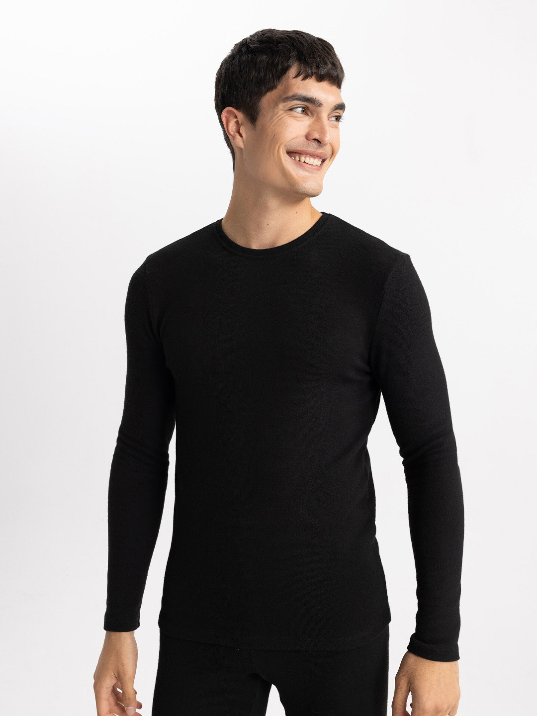 

DeFacto Round Neck Regular Fit T-shirt, Black
