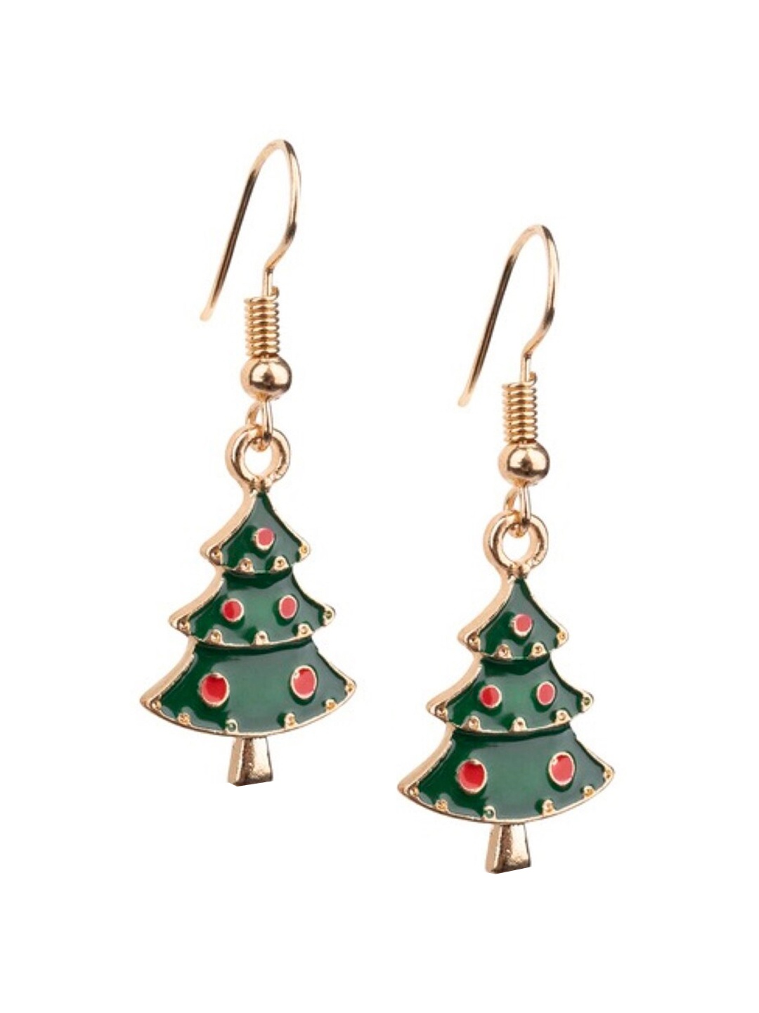 

EL REGALO Contemporary Drop Earrings, Gold