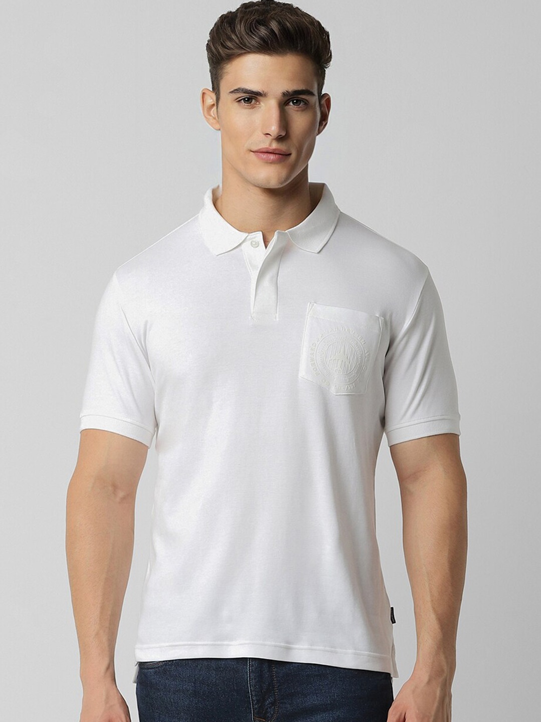 

Van Heusen Sport Polo Collar Pure Cotton T-shirt, White