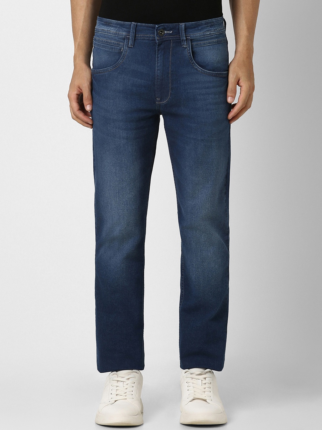 

VAN HEUSEN DENIM LABS Men Slim Fit Mid-Rise Stretchable Jeans, Blue