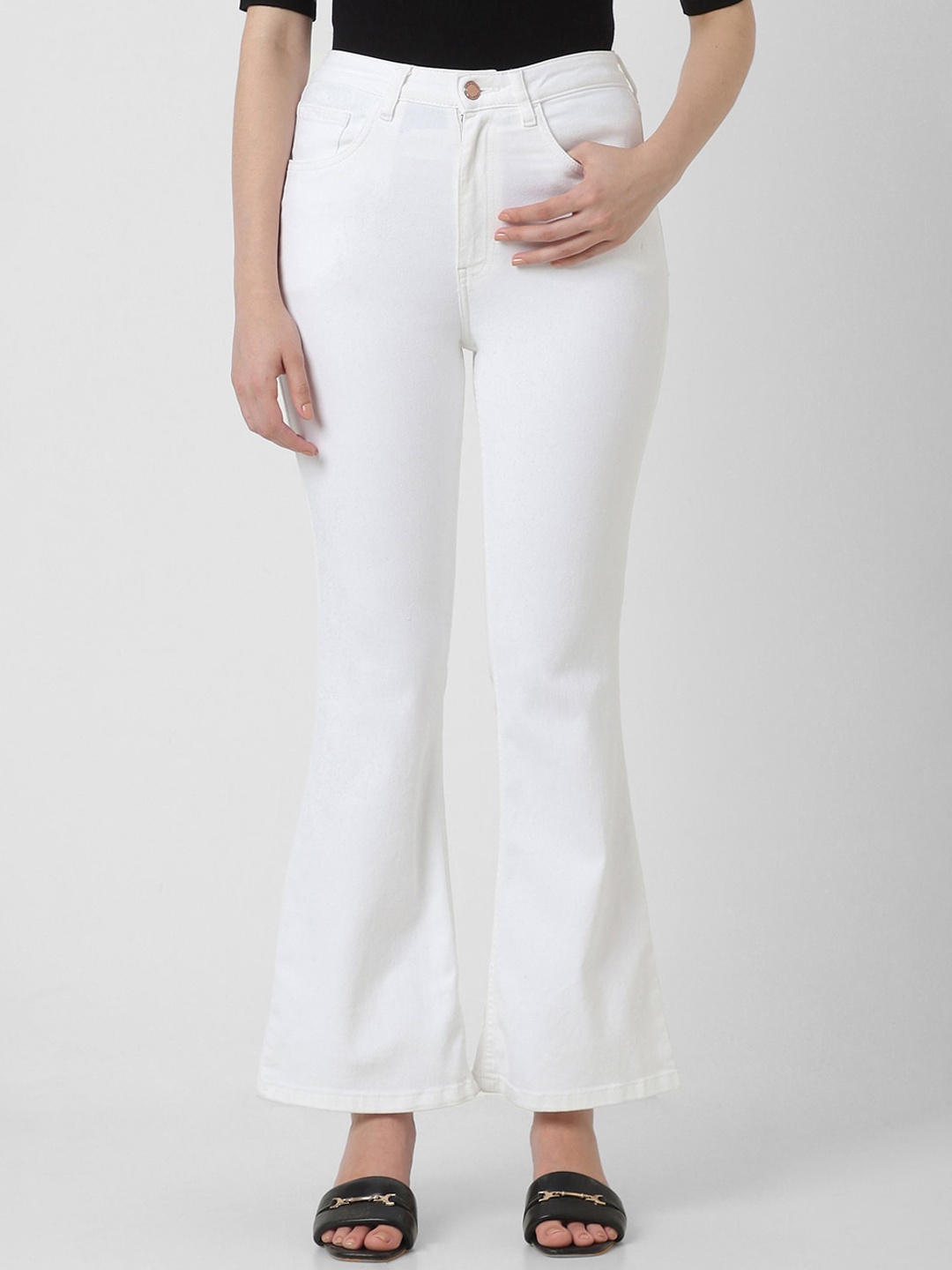 

Van Heusen Woman Stretchable Bootcut Jeans, White