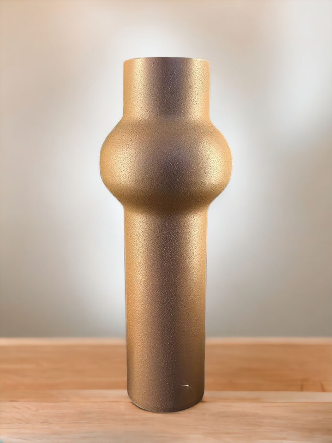 

The Artage Brown Cylindrical Metal Vase