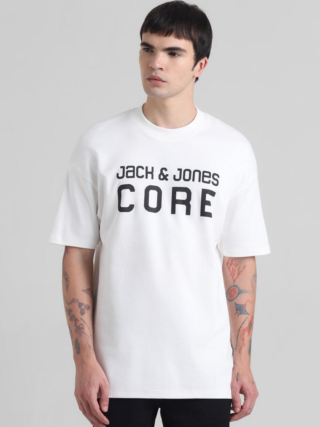 

Jack & Jones Cotton Oversized T shirts, White