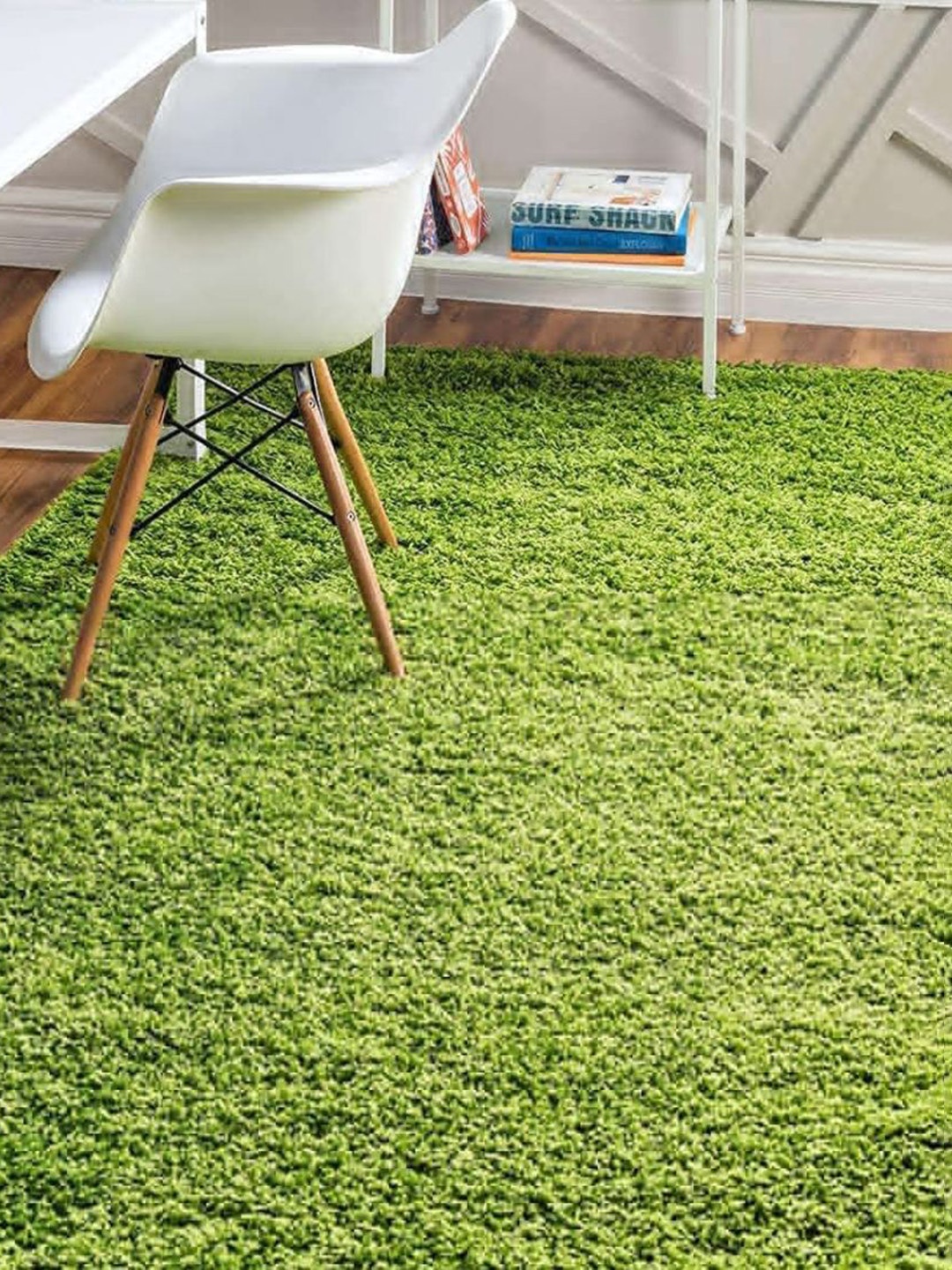 

Shopgallery Green Anti-Skid Shaggy Carpet