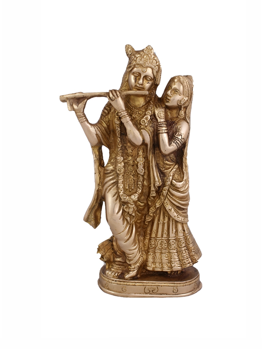 

Arihant Craft Bronze Toned Brass Radha Krishna Showpiece