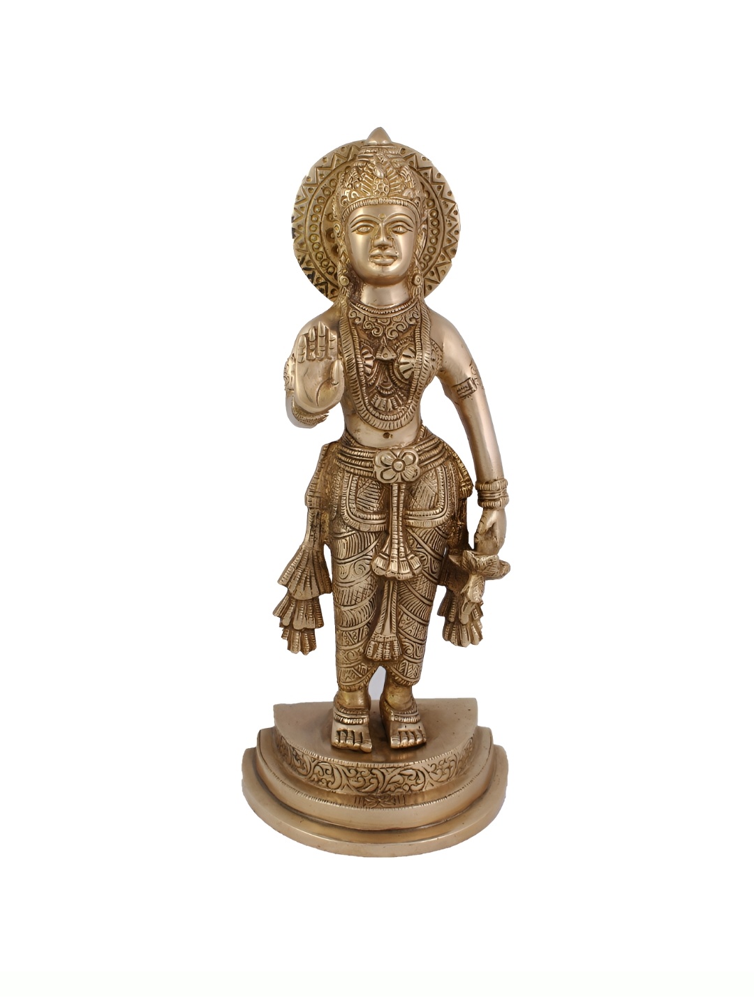

Arihant Craft Goddess Lakshmi Brass Showpiece, Na