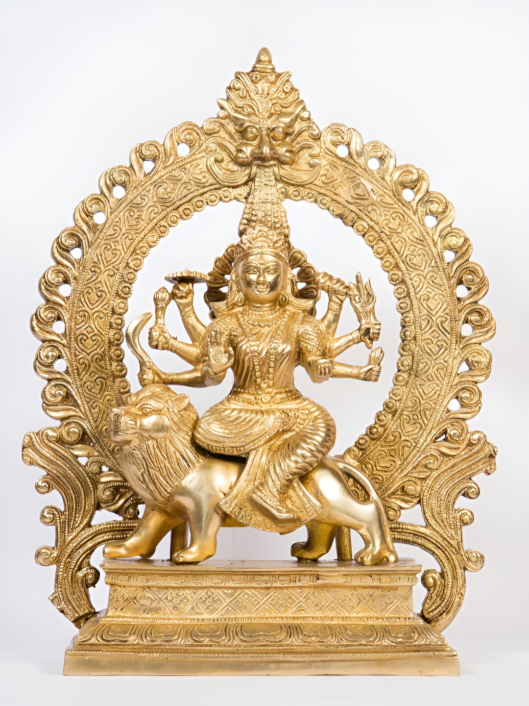 

Arihant Craft Yellow & Gold-Toned Brass Small Idol Showpiece